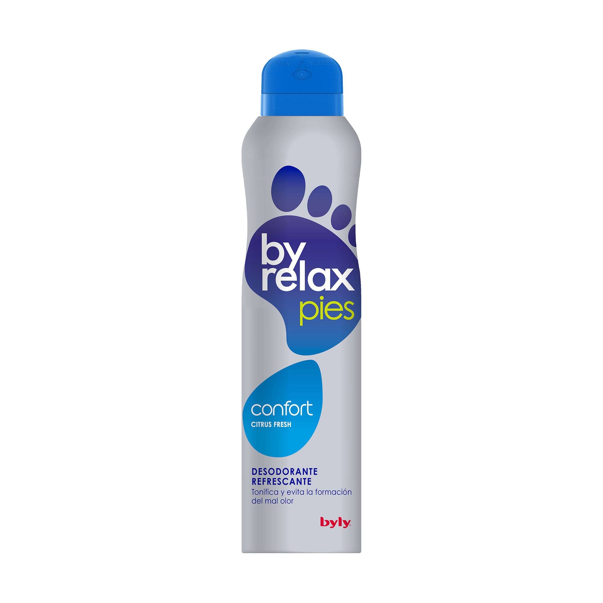 Освіжальний дезодорант для ніг Byly Byrelax Confort Citrus Fresh, 200 мл